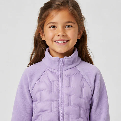Polerón Infantil Acolchado Soft Polar para Niña 4