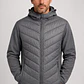 Chaqueta Híbrida Outdoor Hombre con Capucha – Diseño Acolchado Premium - Miniatura 4