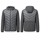 Chaqueta Híbrida Outdoor Hombre con Capucha – Diseño Acolchado Premium - Miniatura 8