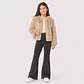 Calza Flare Wide Cotele  Forrada en Micropolar para Niñas  - Miniatura 2