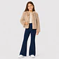Calza Flare Wide Cotele  Forrada en Micropolar para Niñas  - Miniatura 7