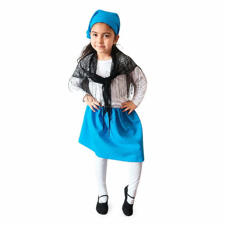 Pack Traje Típico Chilote Niña Completo 5