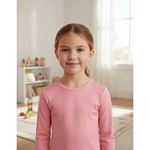 Camiseta Manga Larga Infantil La Pascalle