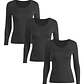 Pack 3 Camisetas De Bambú Para Mujer  Ultrasuaves Y Frescas - Miniatura 2
