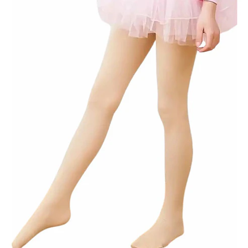 Pantyhose Escolar Nude Y Blanco 1