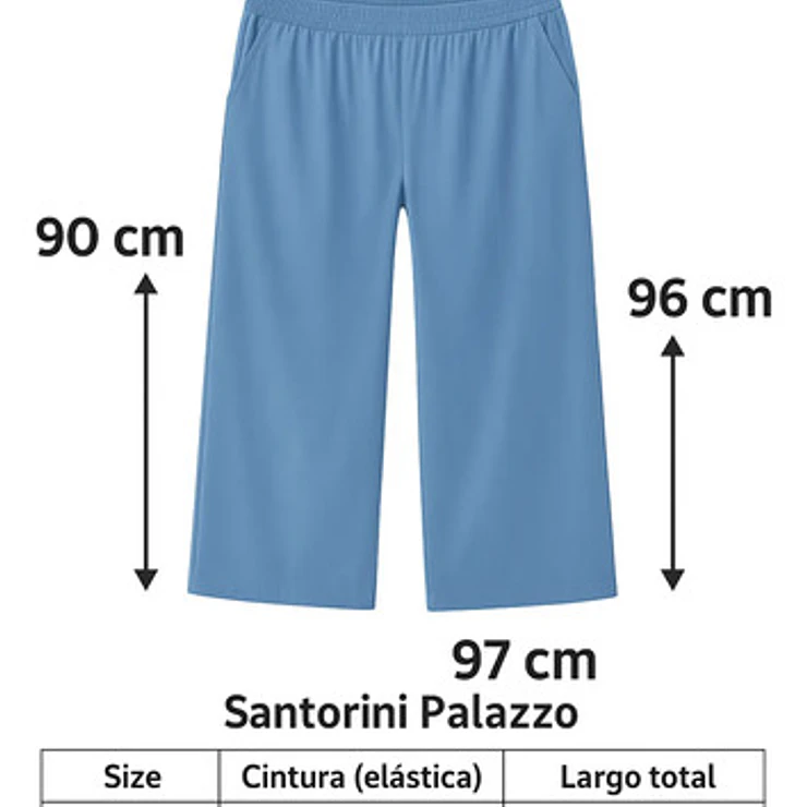 Jeans Palazzo Mujer Tela Liviana, Cómoda Y Suave 2
