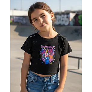 Polera Infantil K-pop Huntrix Star Power