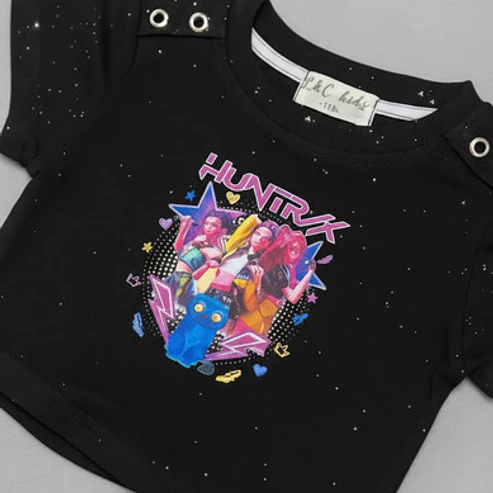 Polera Infantil K-pop Huntrix Star Power 4