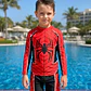 Traje De Baño Spiderman, Diseño Hombre Araña Para Niños - Miniatura 2