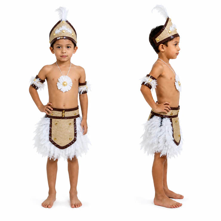 Traje Pascuense Rapanui para Niños  1