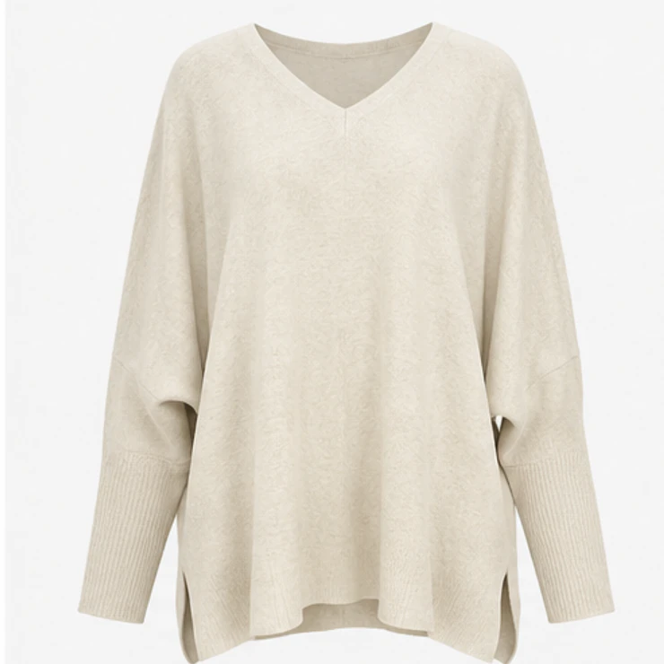 Sweater Manga larga tipo murciélago 6