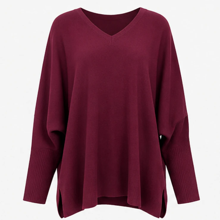 Sweater Manga larga tipo murciélago 8