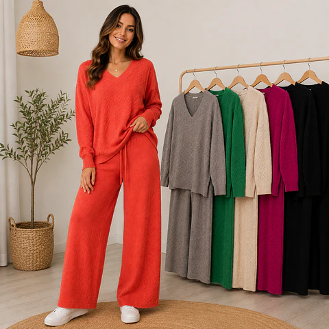 Conjunto Tejido Soft Mujer