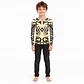 Polera Infantil Diseño Tatuaje Tribal Manga Larga - Miniatura 1