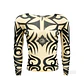 Polera Infantil Diseño Tatuaje Tribal Manga Larga - Miniatura 3