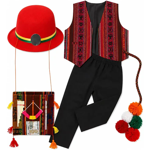 Traje Nortino Niño Completo 7