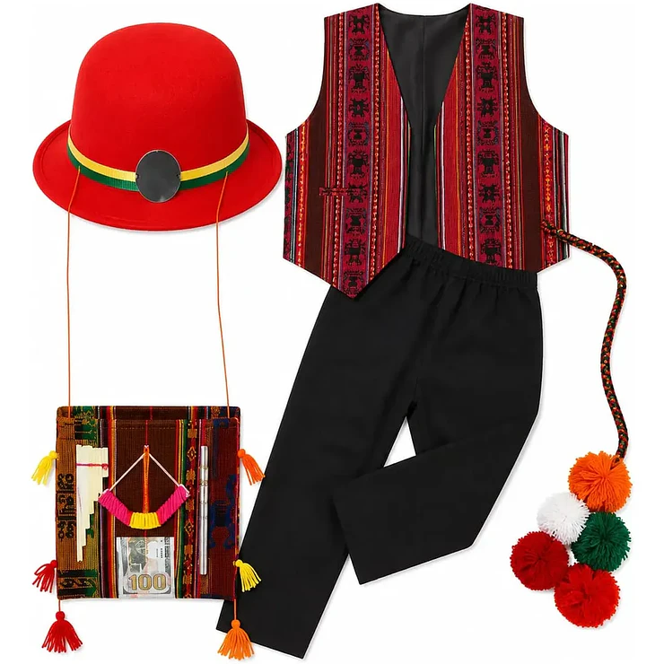 Traje Nortino Niño Completo 7
