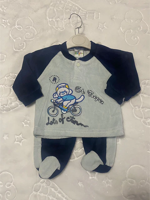 Osito plush dos piezas nene