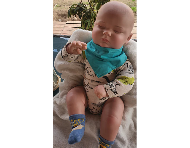Bebé Reborn Joseph Grande Niño Cuerpo de Tela