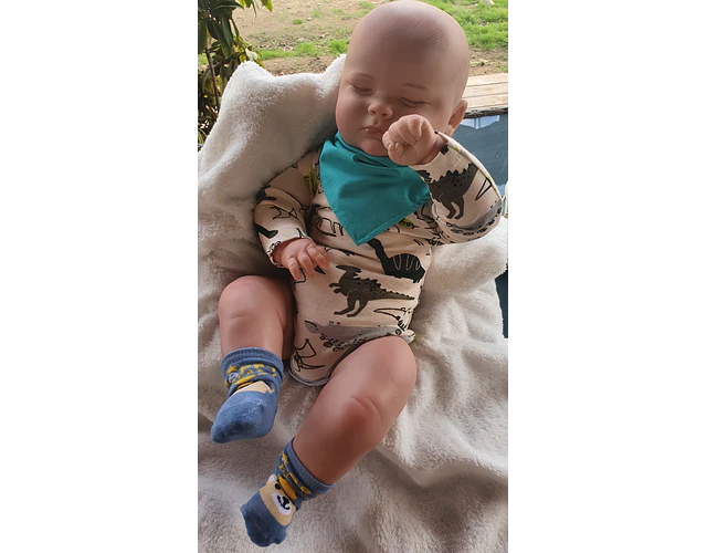Bebé Reborn Joseph Grande Niño Cuerpo de Tela