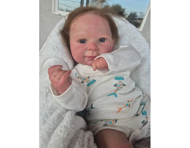 Bebé Reborn Niño Pintado a Mano