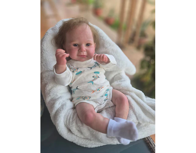 Bebé Reborn Niño Pintado a Mano