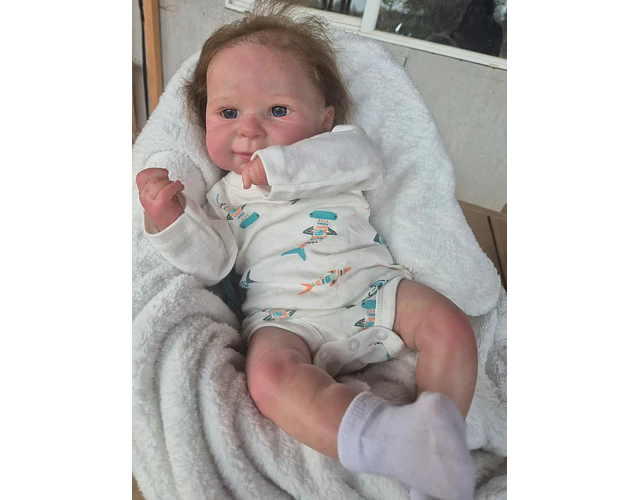 Bebé Reborn Niño Pintado a Mano