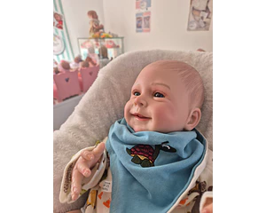 Bebé Reborn Sebastian Niño Cuerpo de Tela 
