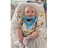 Bebé Reborn Sebastian Niño Cuerpo de Tela 