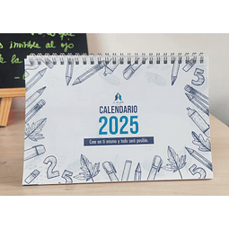 Calendario de escritorio en lengua de señas chilena - 2025 