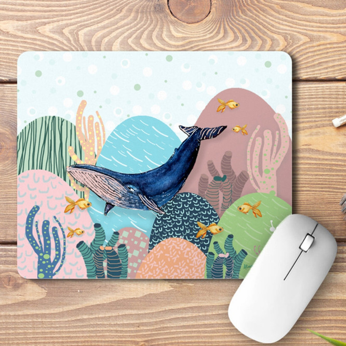 Mousepad Ballena Azul  1