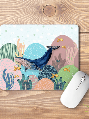 Mousepad Ballena Azul 