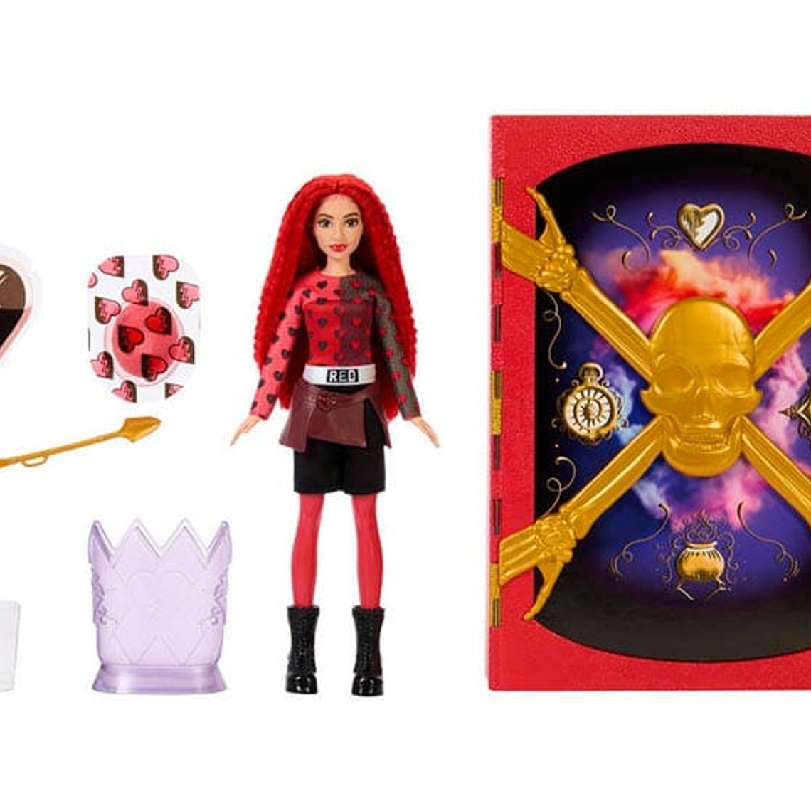 DISNEY DESCENDIENTES EL ASCENSO DE RED MUÑECA EL LIBRO MÁGICO DE COCINA DE RED 2