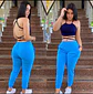 Crop Top Halter en Tela Rib - Miniatura 3