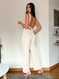 Conjunto Elegante Crop Top y Palazzo - Miniatura 2