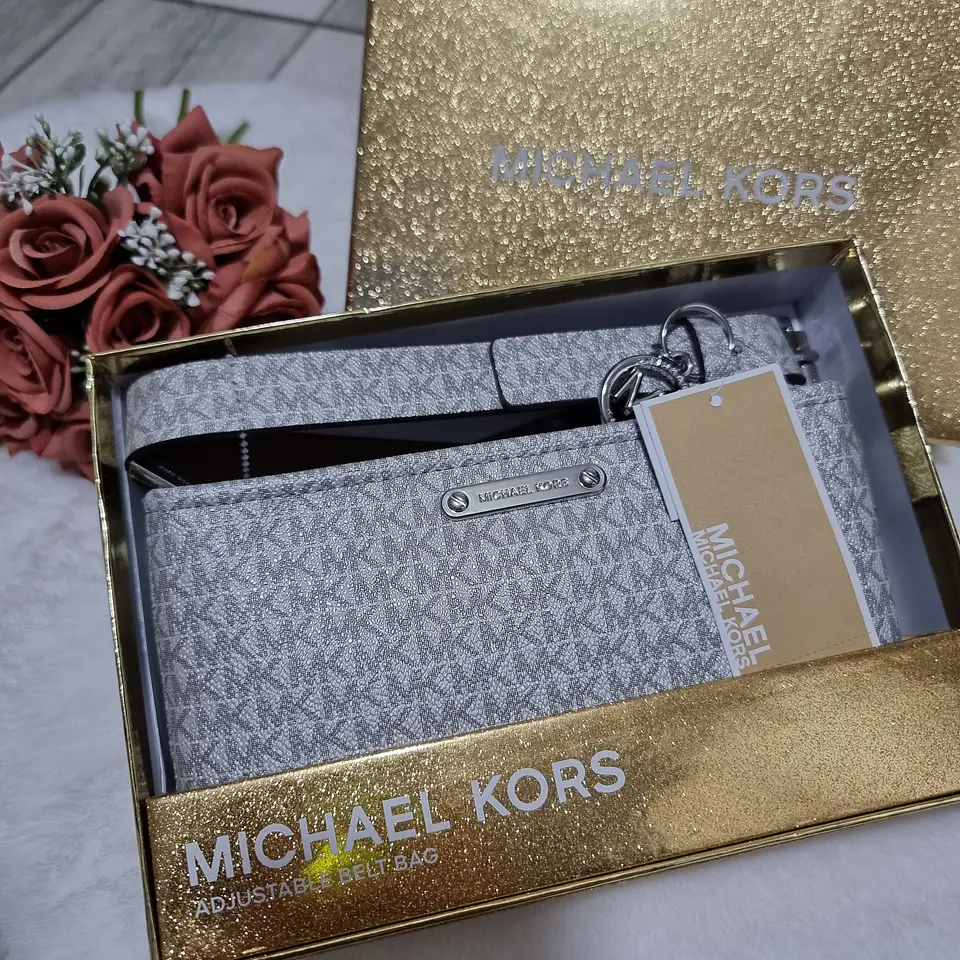 Riñonera Michael Kors Gris 1