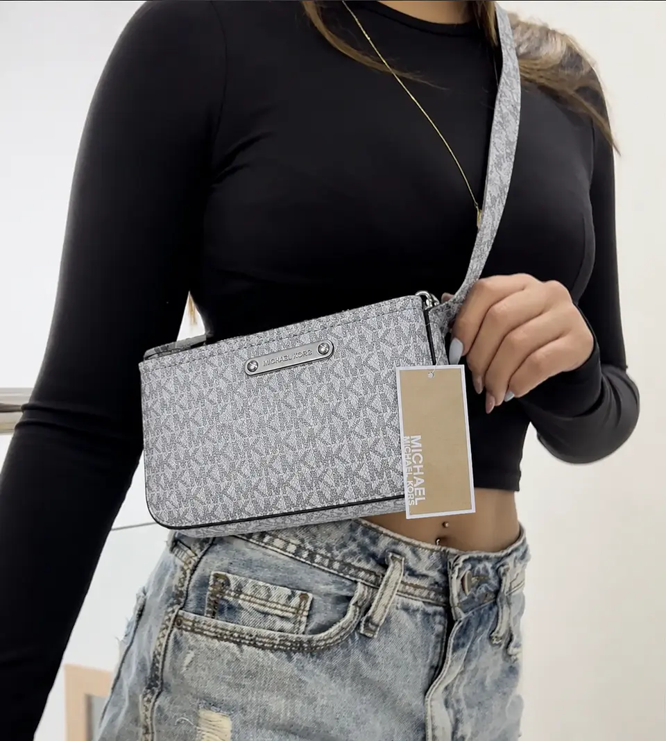 Riñonera Michael Kors Gris 2