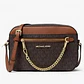Bandolera con Cadena Michael Kors Marrón - Miniatura 1