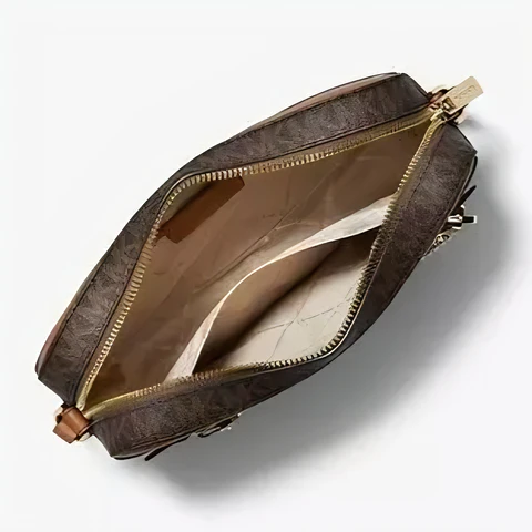 Bandolera con Cadena Michael Kors Marrón