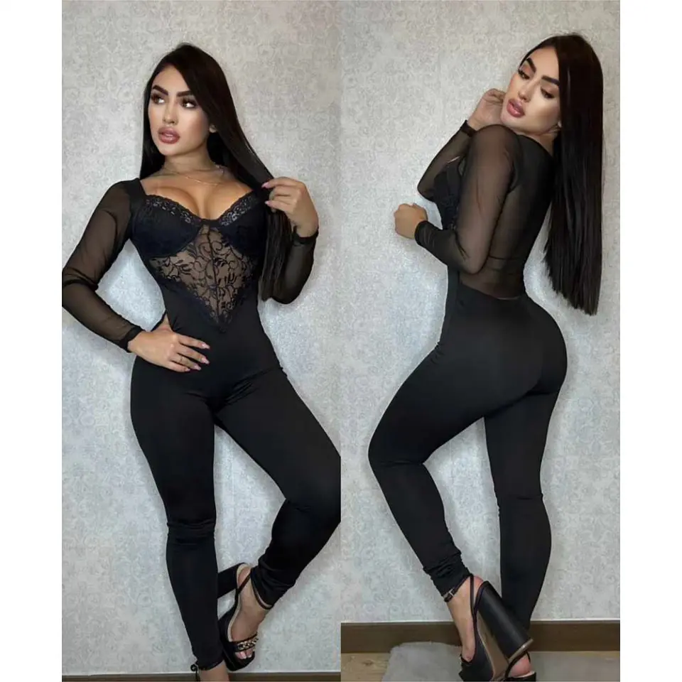 Enterizo de Lycra con Encaje 1