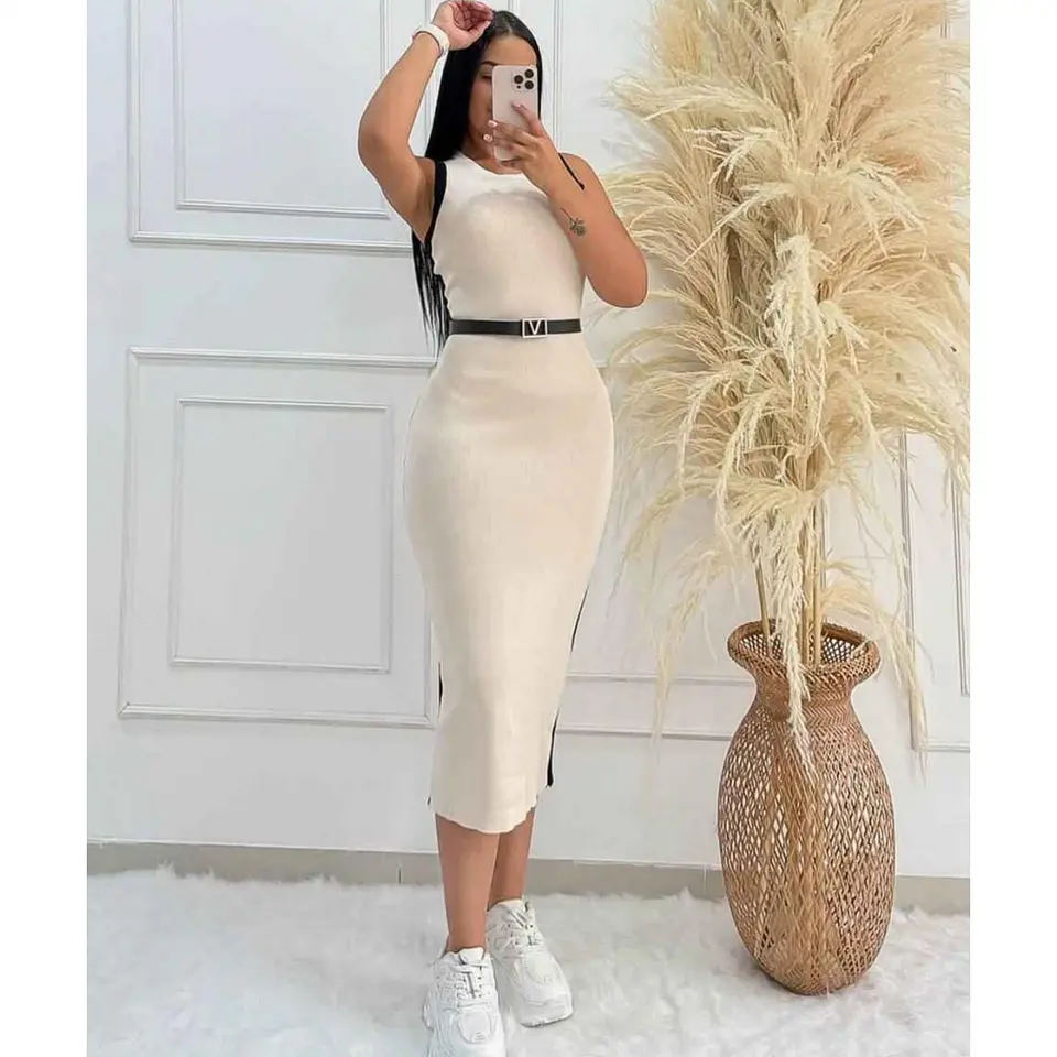 Vestido Midi Con Correa 1