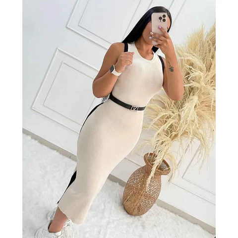 Vestido Midi Con Correa