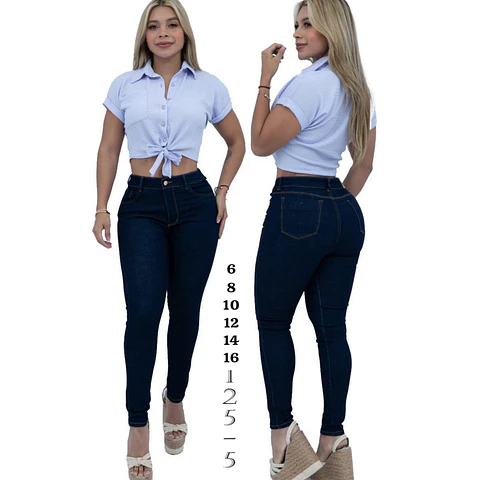Jeans Skinny Push Up Ref. 125-5