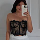 Corset de Encaje Strapless - Miniatura 1