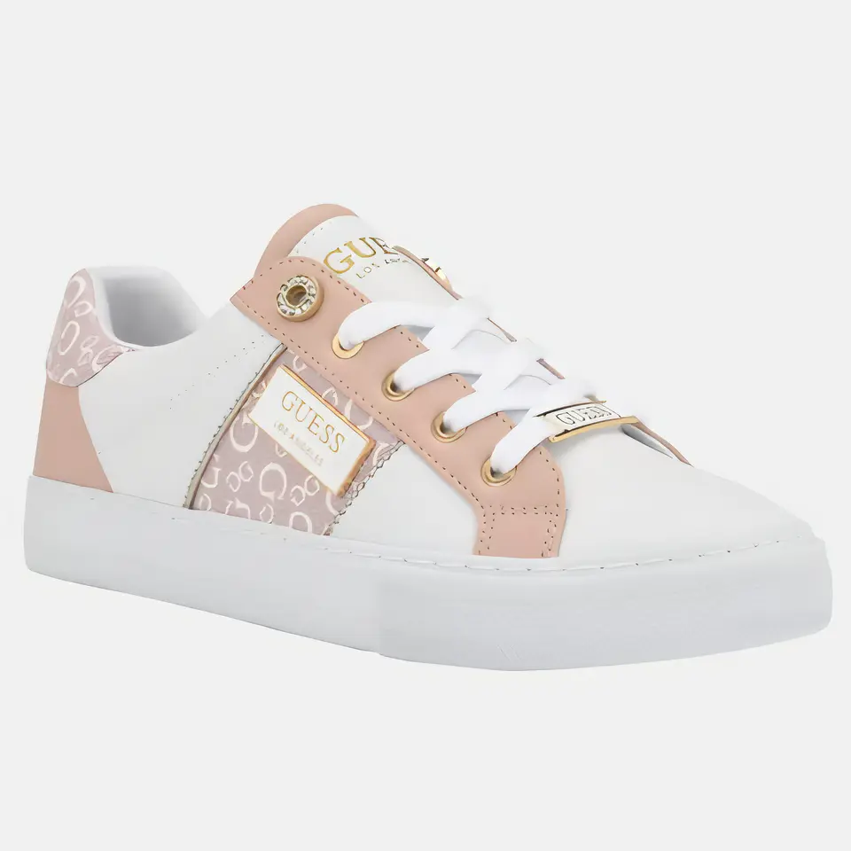 Zapatillas Guess Blanco Con Rosado Talla 38 4