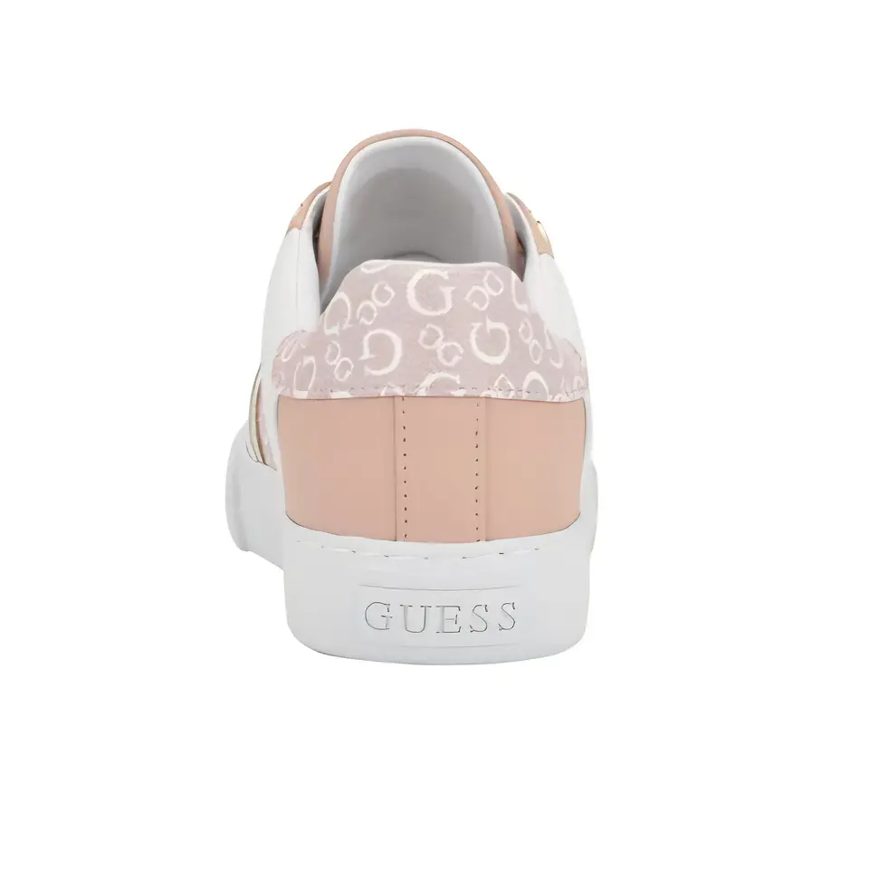 Zapatillas Guess Blanco Con Rosado Talla 38 5