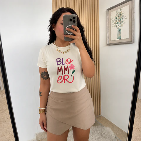 Camiseta Diseño Blommer Piel de Durazno