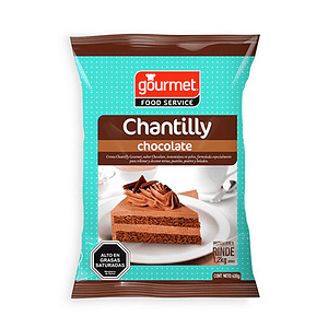 Chantilly Gourmet  Chocolate 430gr