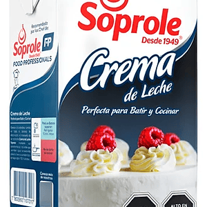 Crema de Leche Soprole 1 Lt (UN 12)