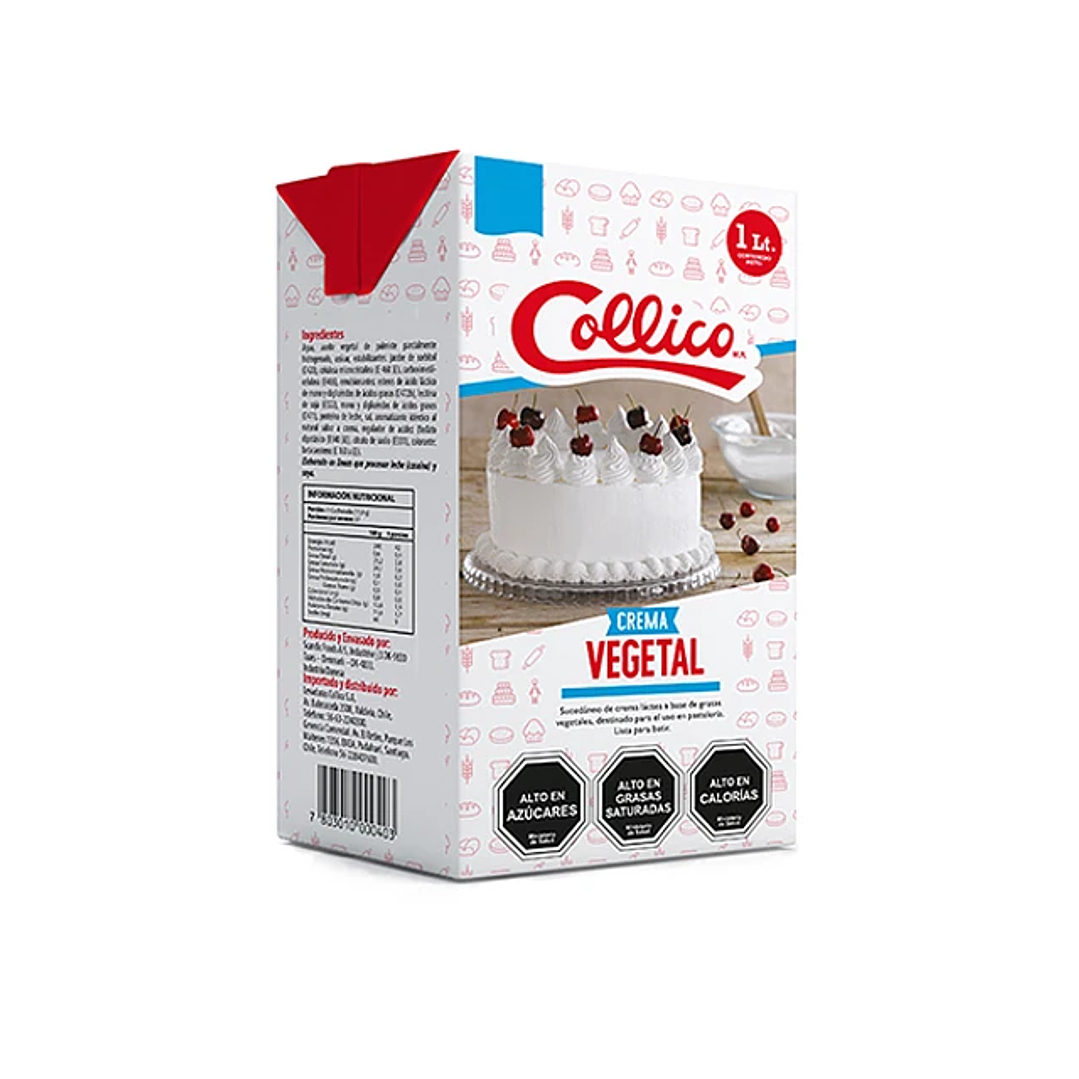 Crema vegetal Collico 1lt UN 12 1